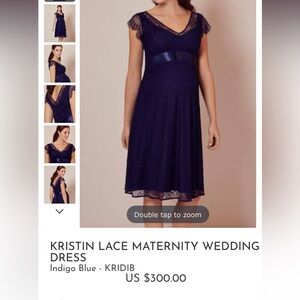 Tiffany Rose Maternity Dress (no satin belt). New with tags.